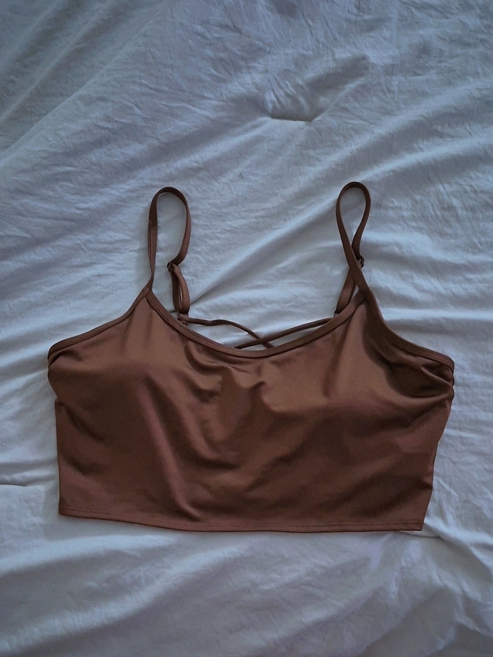 PINK Victoria's Secret Brown Strappy Bralette